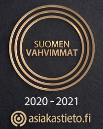 Asiakastieto - Suomen Vahvimmat 2020-2021 - Kone- ja Kuljetus Leinonen Oy.